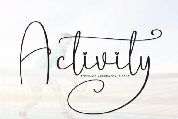 Activity Font: The Stylish Handwritten Typeface for Modern Designs