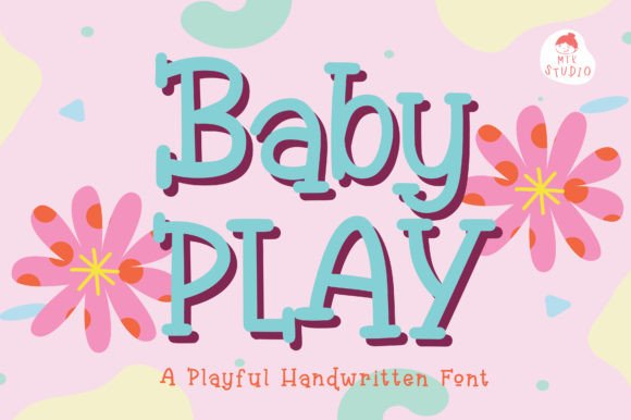 Baby Play Font: A Sweet Handwritten Typeface for Creative Designs