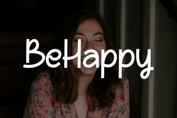 BeHappy Font: A Joyful Handwritten Typeface for Creative Projects