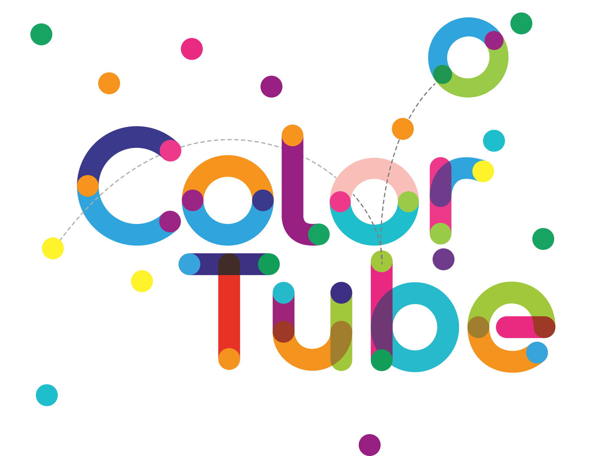 Color Tube Pro Font: A Playful Design Asset