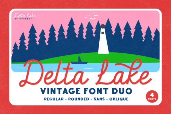 Delta Lake Font: Elegant Brush Script for Designers