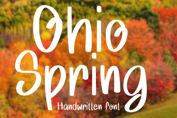 Discover the Charm of Ohio Spring Handwritten Font