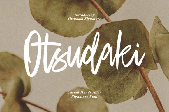 Discover the Elegance of Otsudaki Font