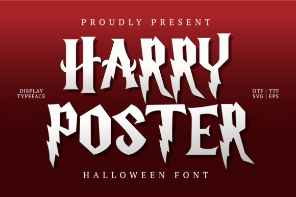 Harry Poster Regular Font: Spooky Halloween Typography