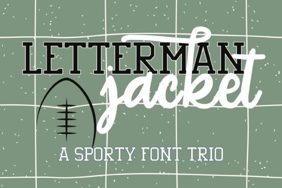 Letterman Jacket Font: Bold & Energetic Handwritten Style