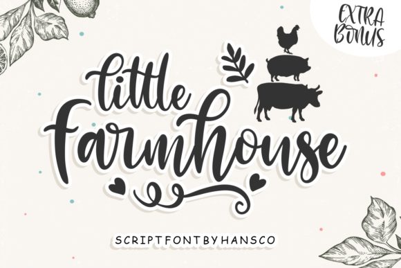 Little Farmhouse Font: Sweet Handwritten Design for Invitations