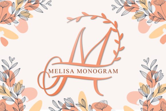 Melisa Monogram: A Dainty Font for Elegant Designs