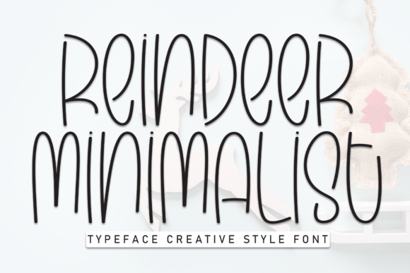 Reindeer Minimalist Font: A Charming Handwritten Typeface