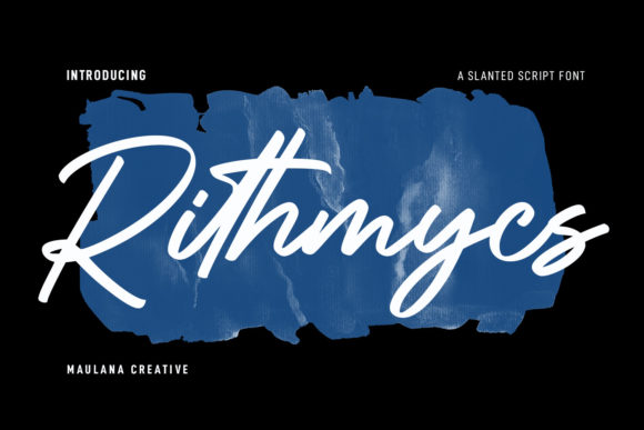Rithmycs Script Font: A Creative Brush Script
