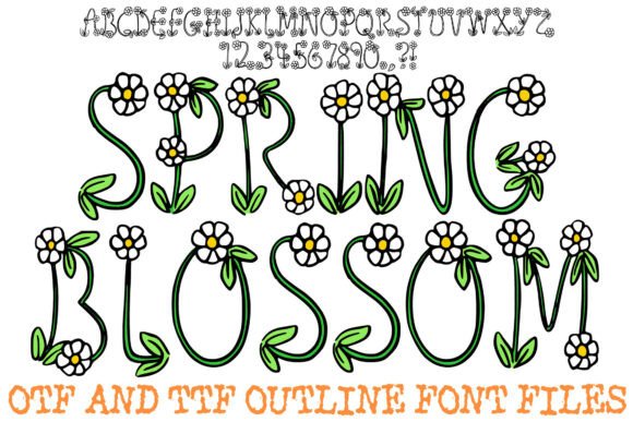 Spring Blossom Font: Where Every Letter Blooms