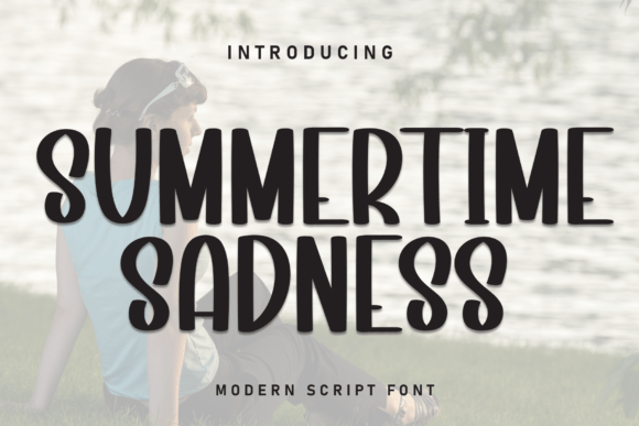 Summertime Sadness Font: Sweet Handwritten Display Typeface