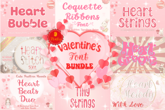 Valentines Font Bundle: Your Ultimate Love-Inspired Typography Collection